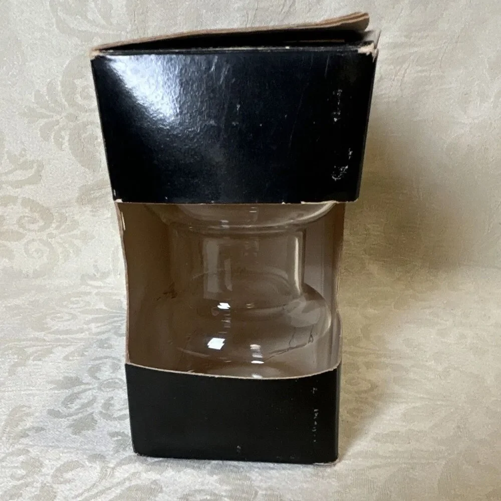 Vintage Corning The Un-Candle Floating Candle Set Item 120 Glass, Holders, Wicks